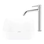 Baterie lavoar monocomandă înaltă crom