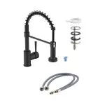 Baterie Bucătărie Negru Mat Tiber - Robinet Chiuveta