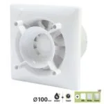 Ventilator Equation 100mm, Umezeală & Timer, 73 m³/h